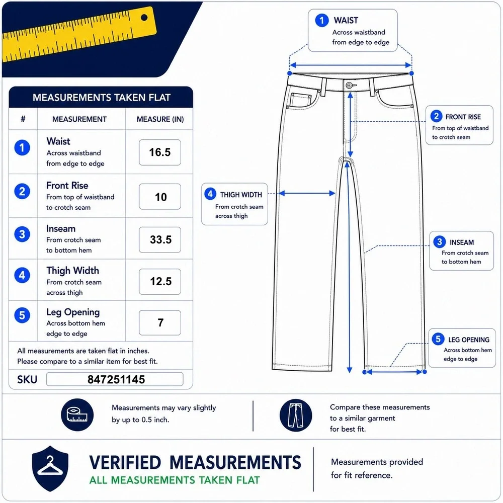 Uniqlo Jeans Mens 35x34 Blue Cotton Spandex Whiskering Casual Denim Streetwear